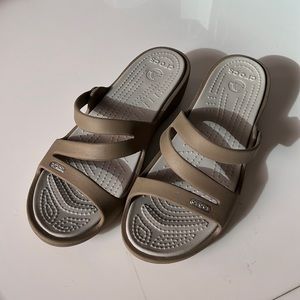 EUC Crocs sandals womens size 9